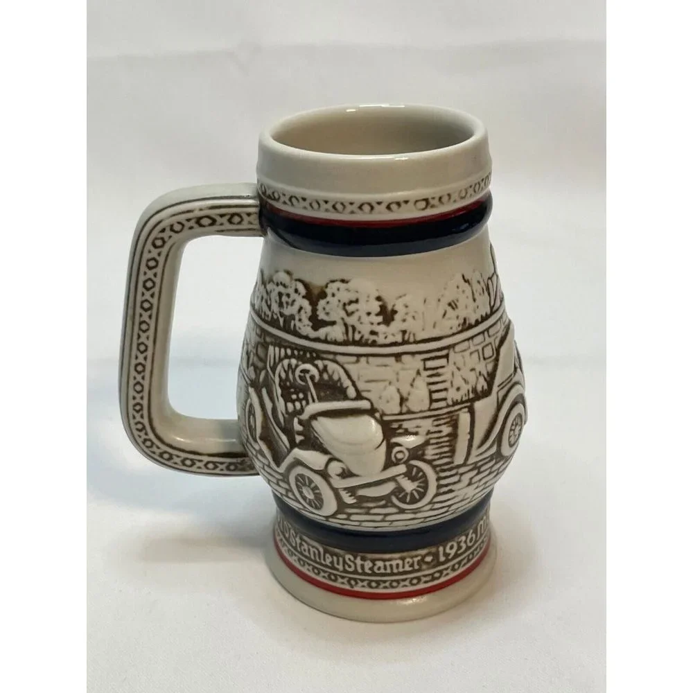 AVON Beer Stein Automotive Cars Ford 1982 handcrafted in Brazil 5